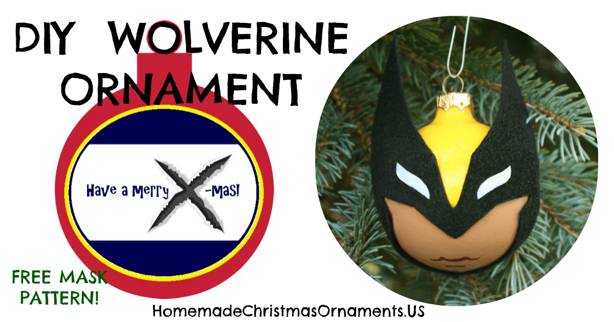 marvel wolverine christmas ornament